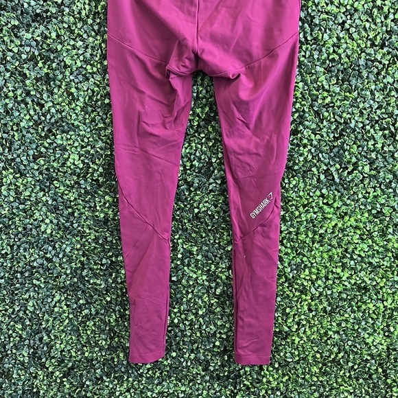 Gymshark Dry Sculpture High Rise Leggings in Plum - Picture 6 of 8